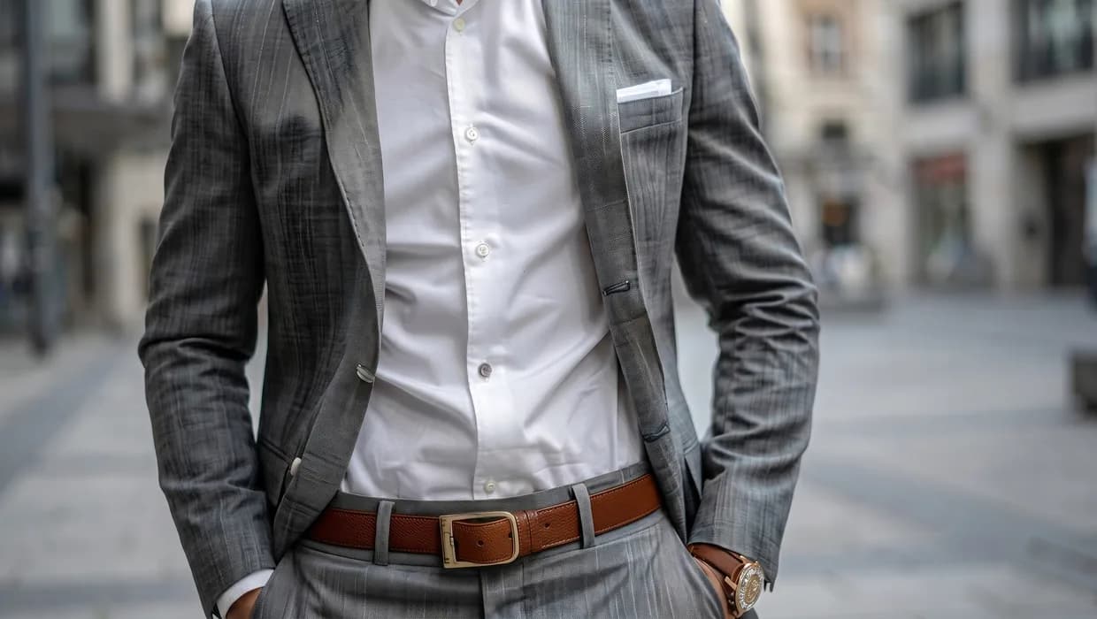 Refined man in an open jacket and dress shirt, representing renewed vitality